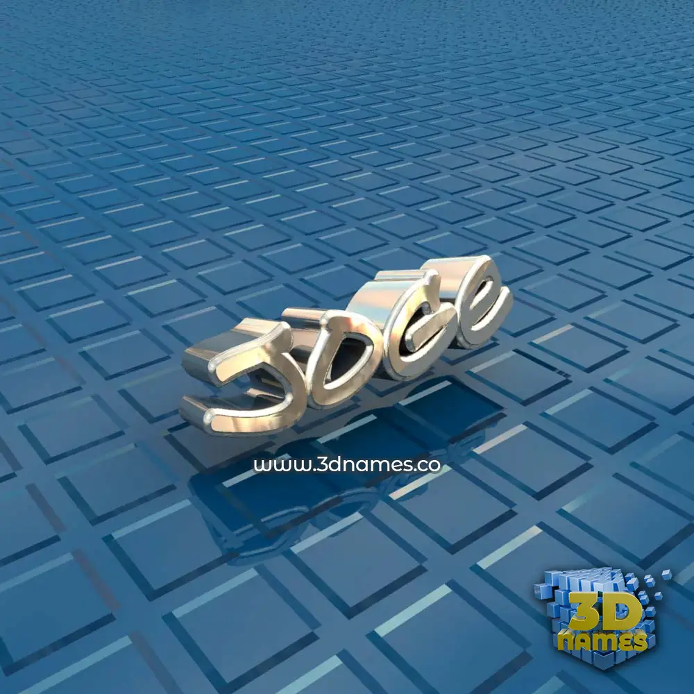 joge in Blue Bling style - 3D name wallpaper