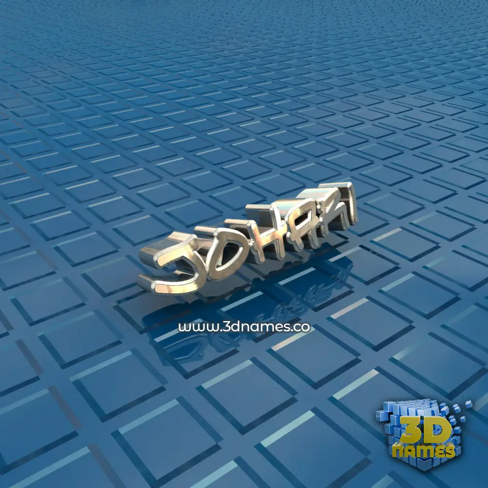 johari in Blue Bling style - 3D name wallpaper