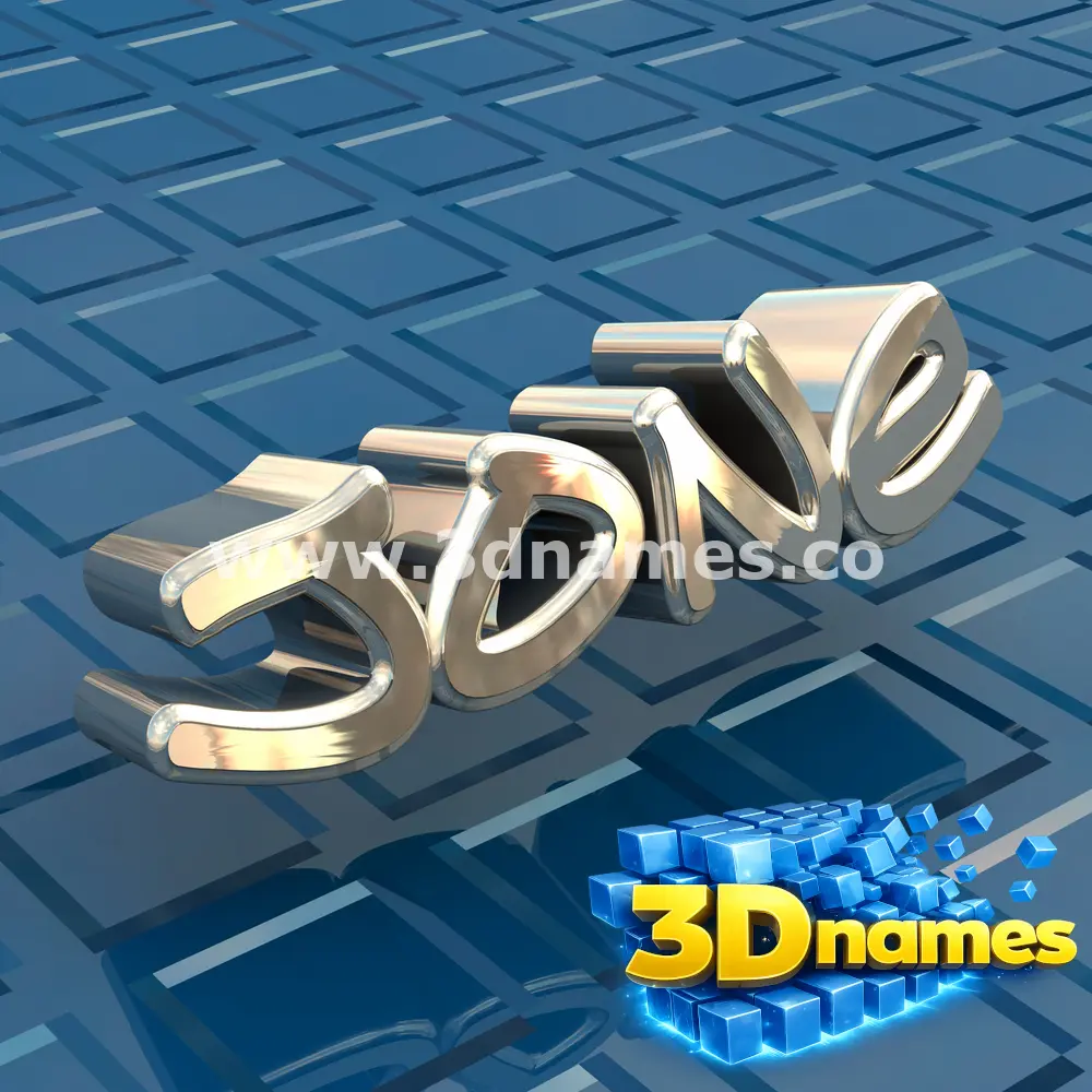 jone in Blue Bling style - 3D name wallpaper