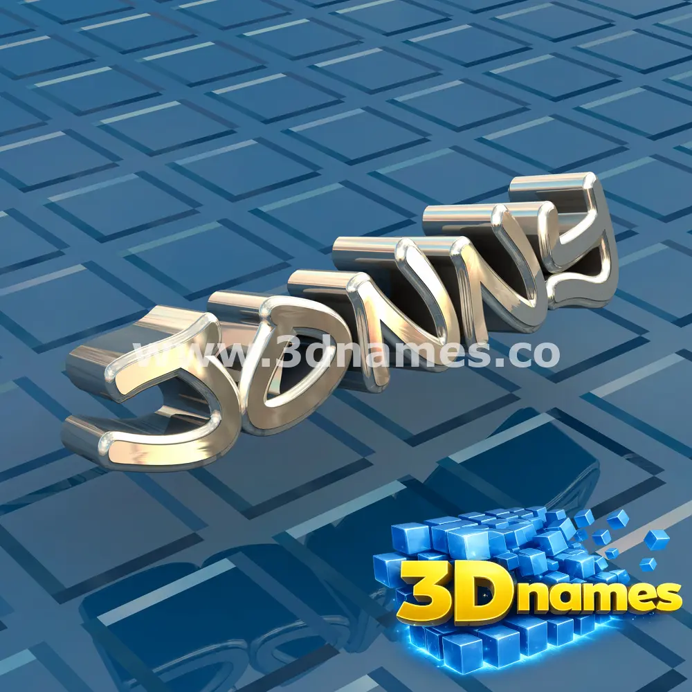 jonny in Blue Bling style - 3D name wallpaper
