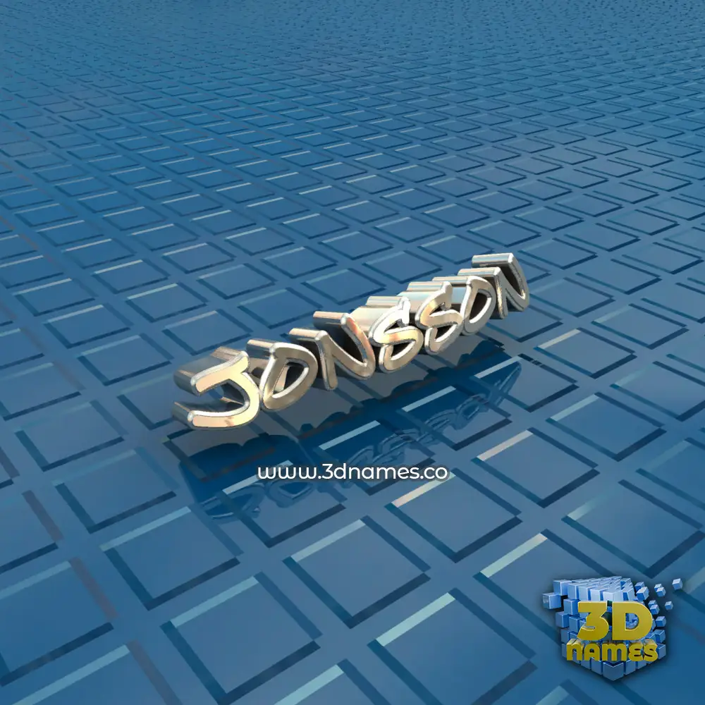 jonsson in Blue Bling style - 3D name wallpaper
