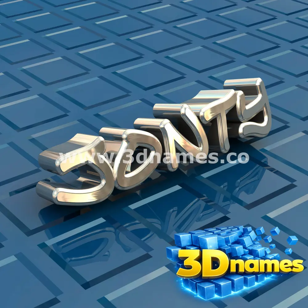 jonty in Blue Bling style - 3D name wallpaper