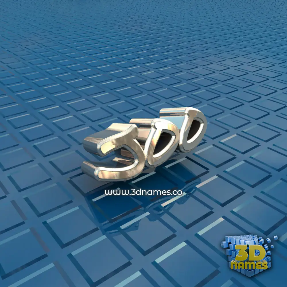 joo in Blue Bling style - 3D name wallpaper