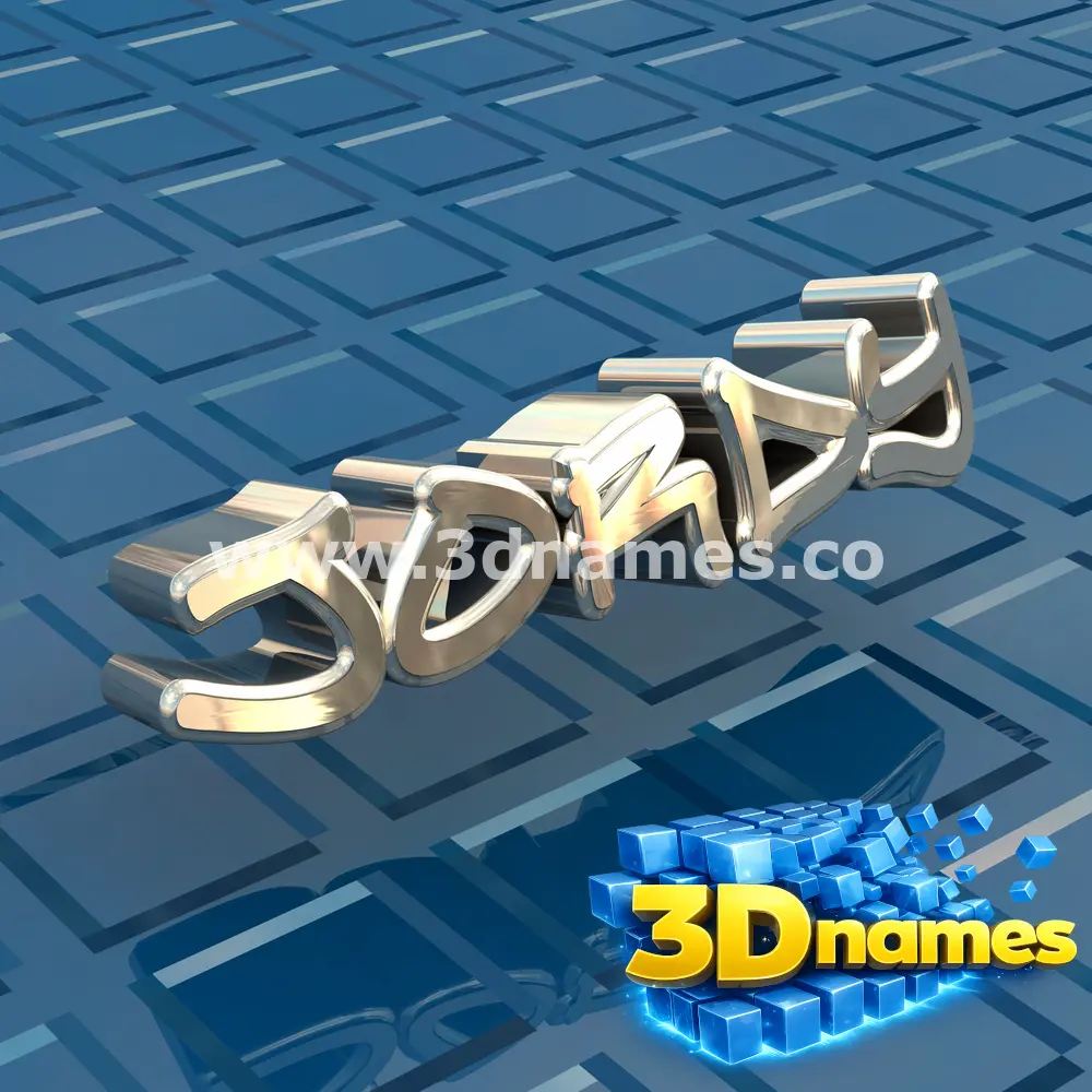 jordy in Blue Bling style - 3D name wallpaper