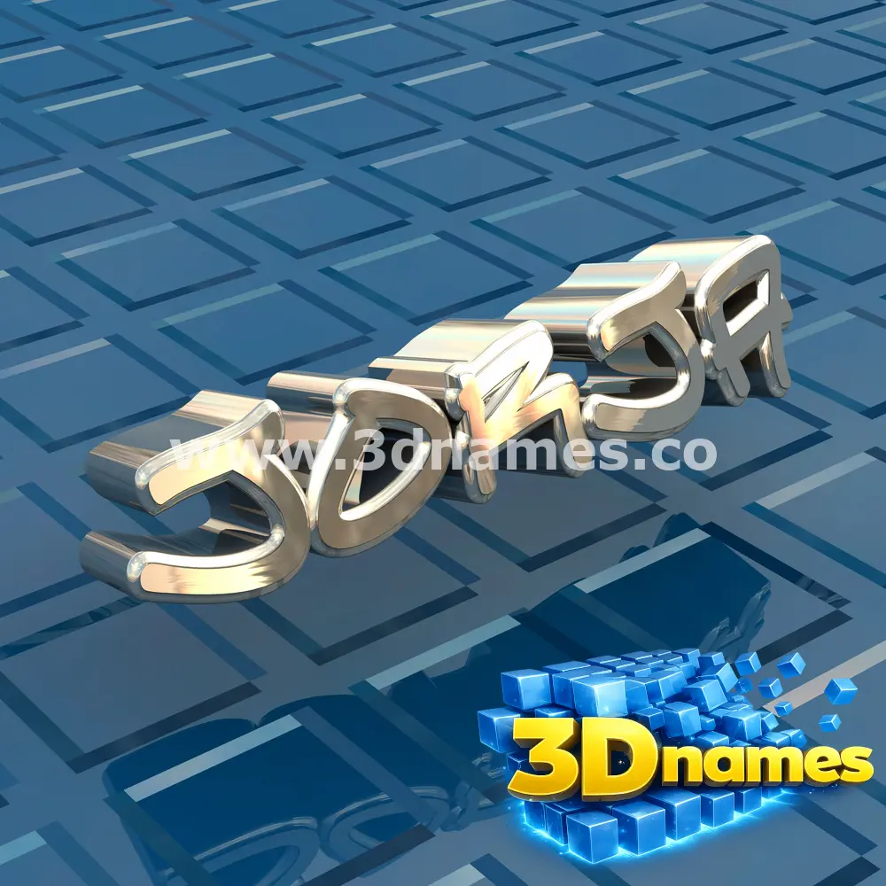 jorja in Blue Bling style - 3D name wallpaper