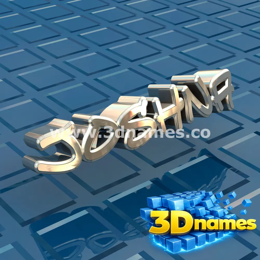 joshna in Blue Bling style - 3D name wallpaper