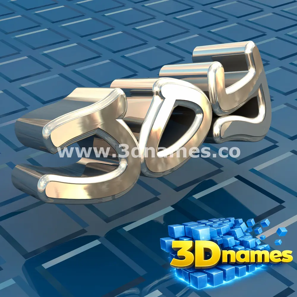 joy in Blue Bling style - 3D name wallpaper