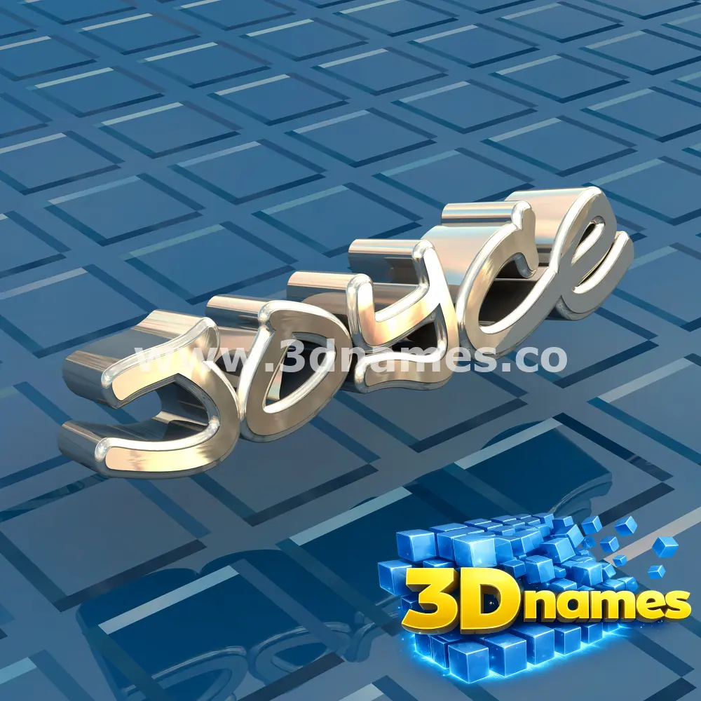 joyce in Blue Bling style - 3D name wallpaper