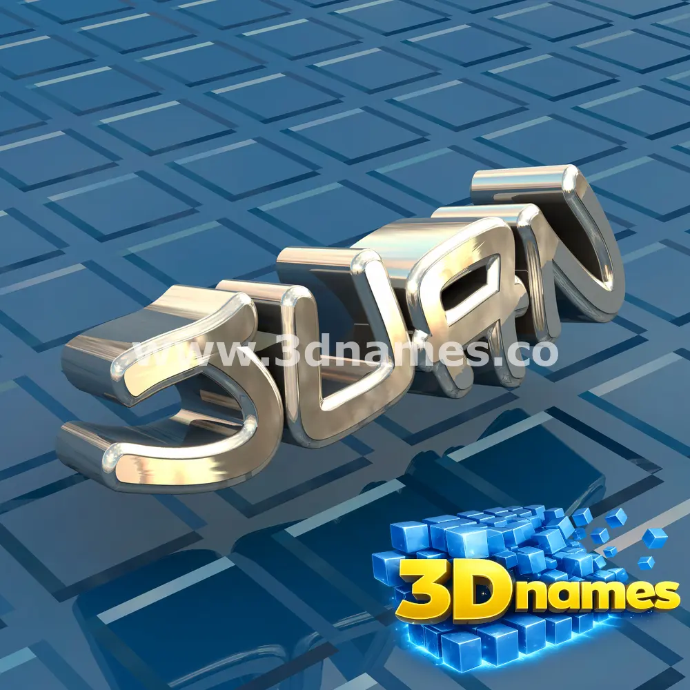 juan in Blue Bling style - 3D name wallpaper