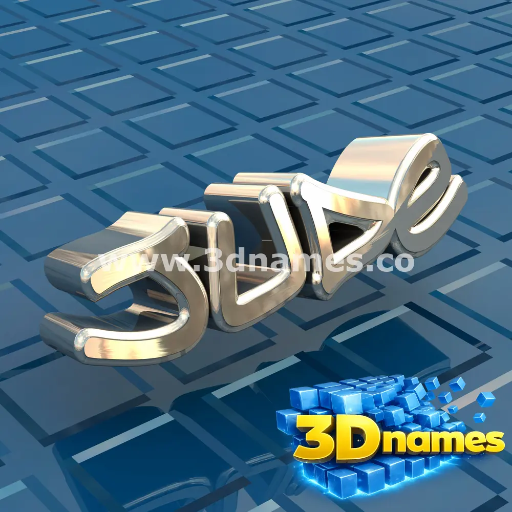 jude in Blue Bling style - 3D name wallpaper