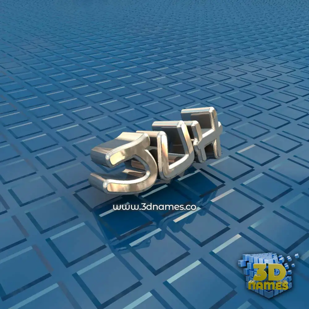 juh in Blue Bling style - 3D name wallpaper