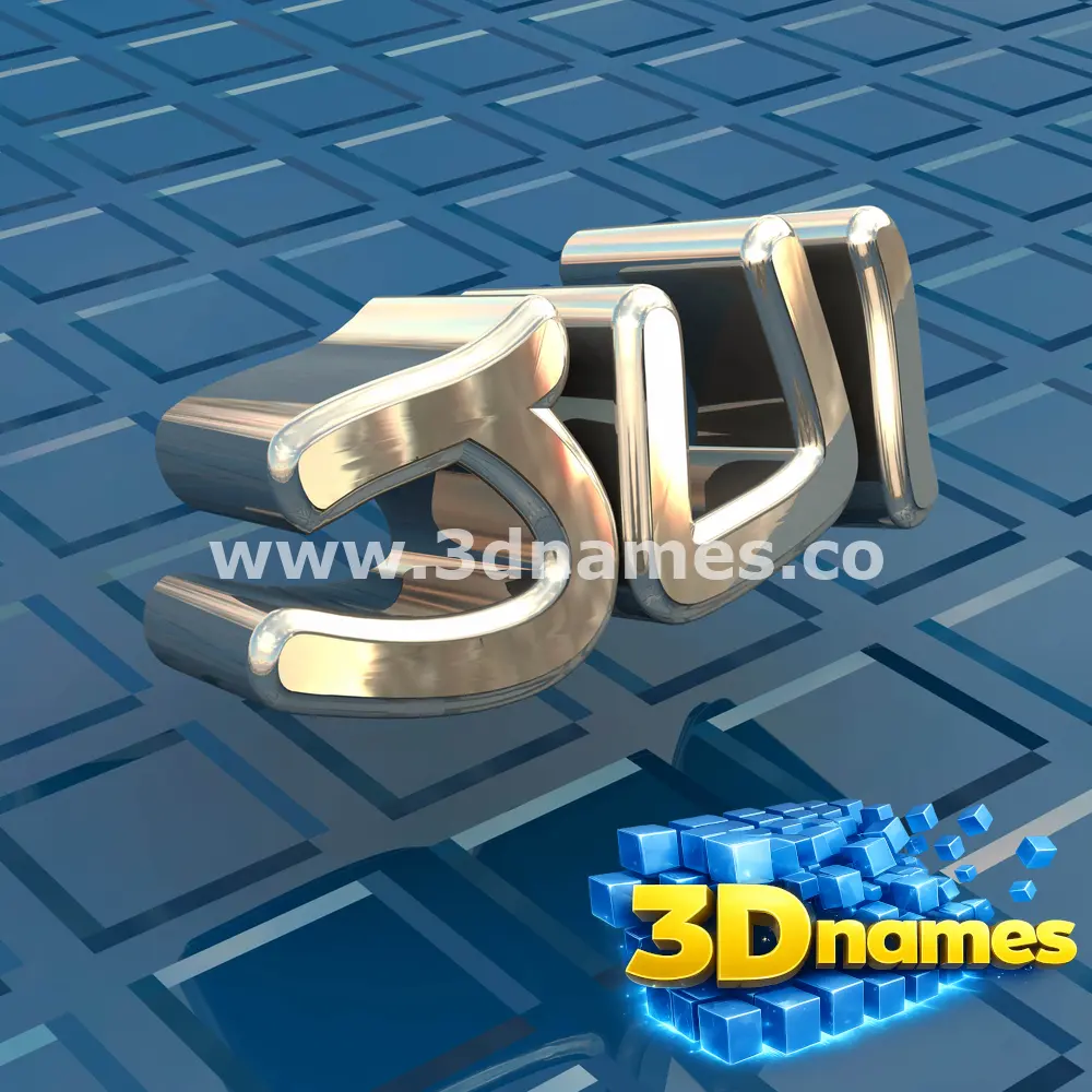 jui in Blue Bling style - 3D name wallpaper