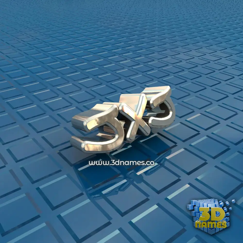 jxj in Blue Bling style - 3D name wallpaper