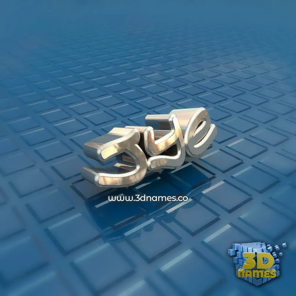 jye in Blue Bling style - 3D name wallpaper