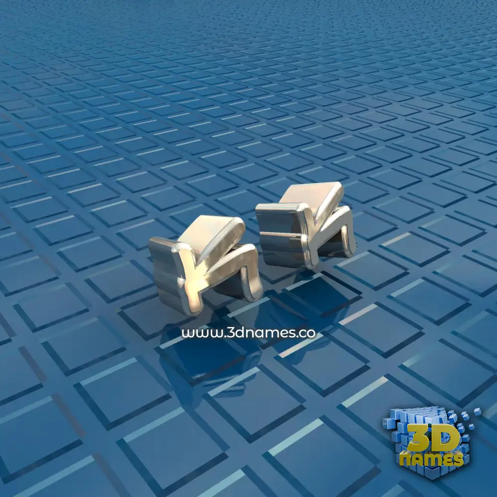 k k in Blue Bling style - 3D name wallpaper