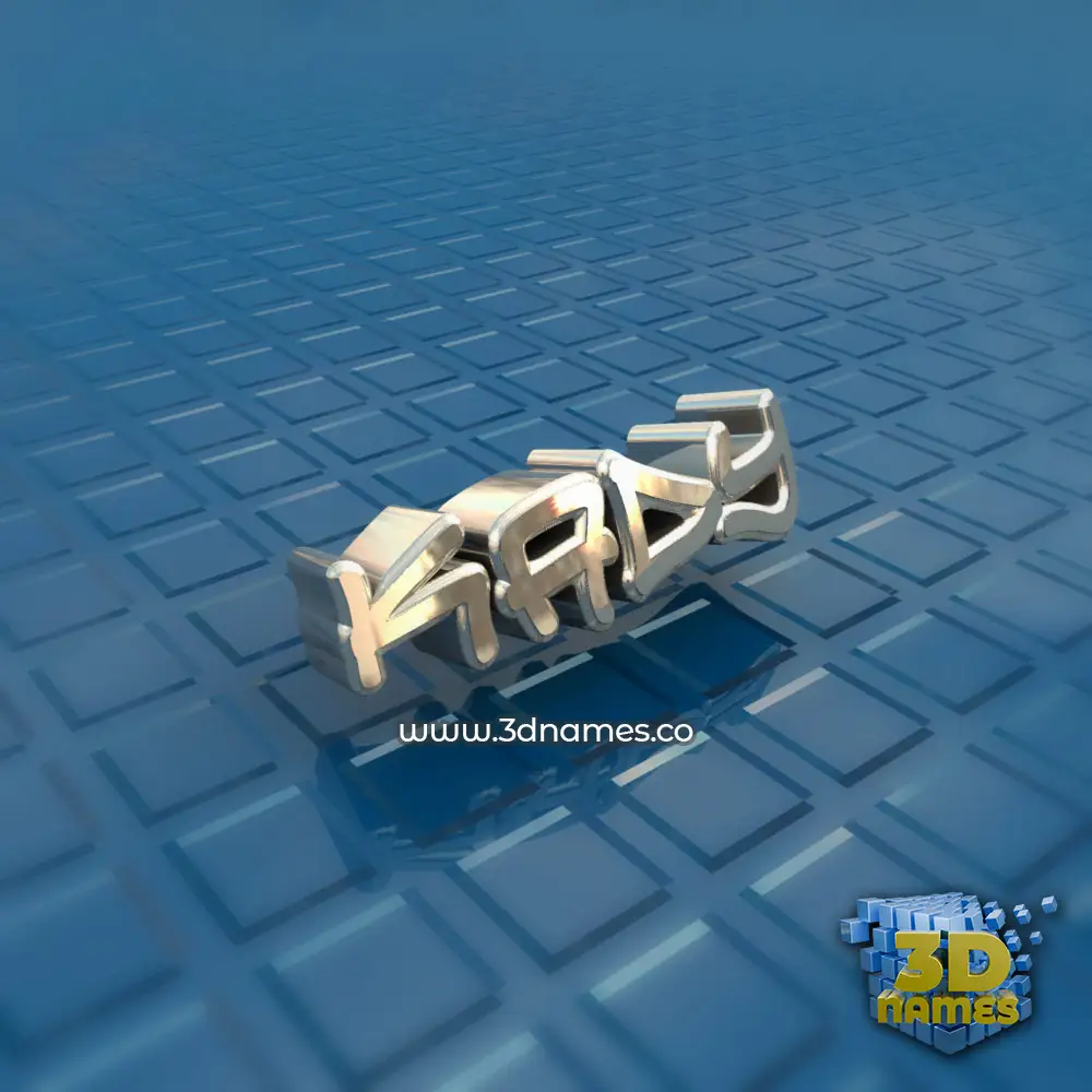 kady in Blue Bling style - 3D name wallpaper