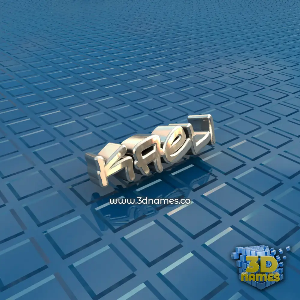 kaeli in Blue Bling style - 3D name wallpaper