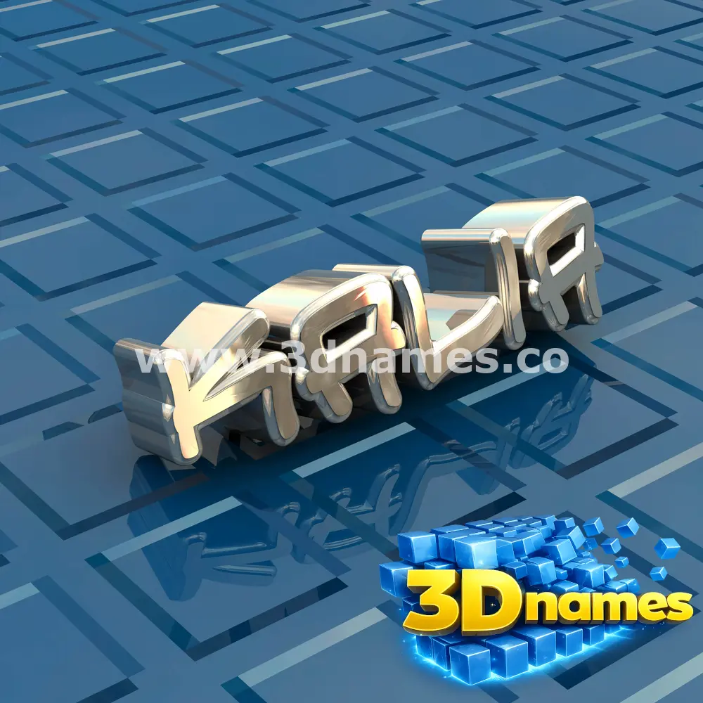 kalia in Blue Bling style - 3D name wallpaper