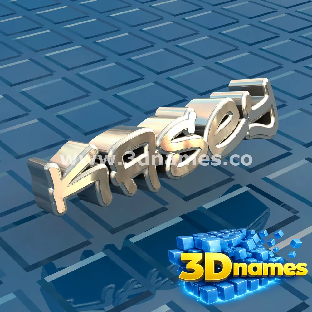 kasey in Blue Bling style - 3D name wallpaper