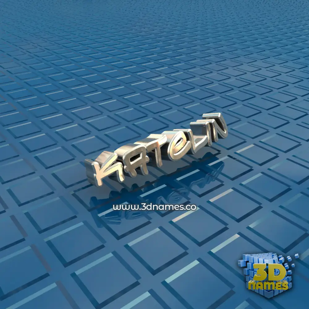 katelin in Blue Bling style - 3D name wallpaper