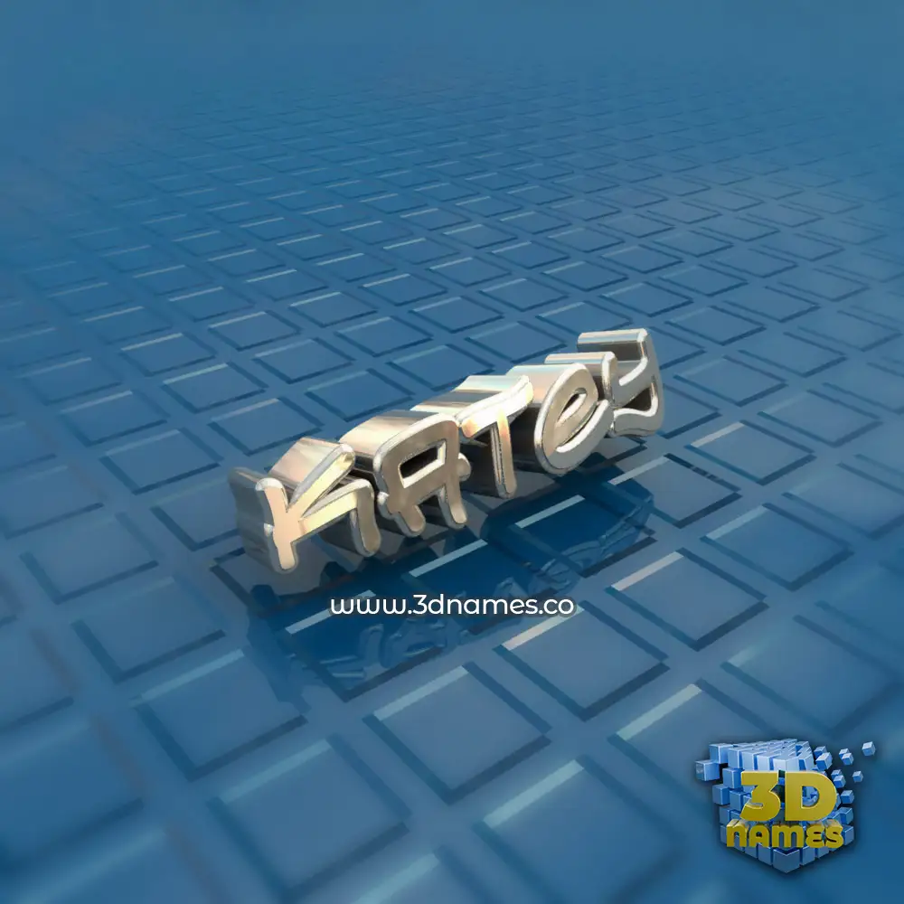 katey in Blue Bling style - 3D name wallpaper