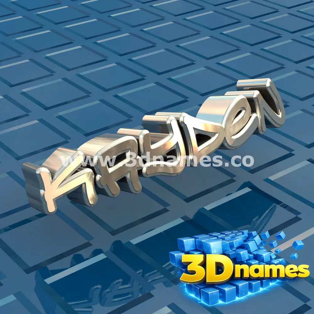 kayden in Blue Bling style - 3D name wallpaper