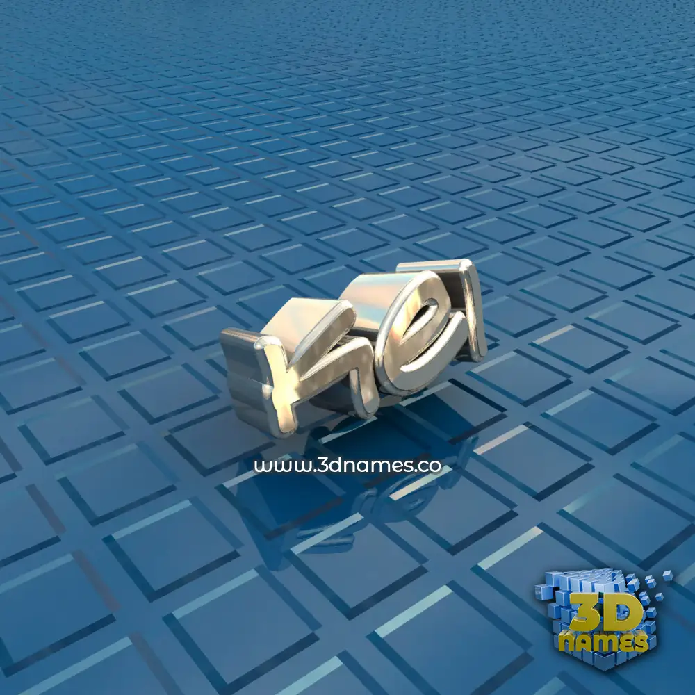 kei in Blue Bling style - 3D name wallpaper