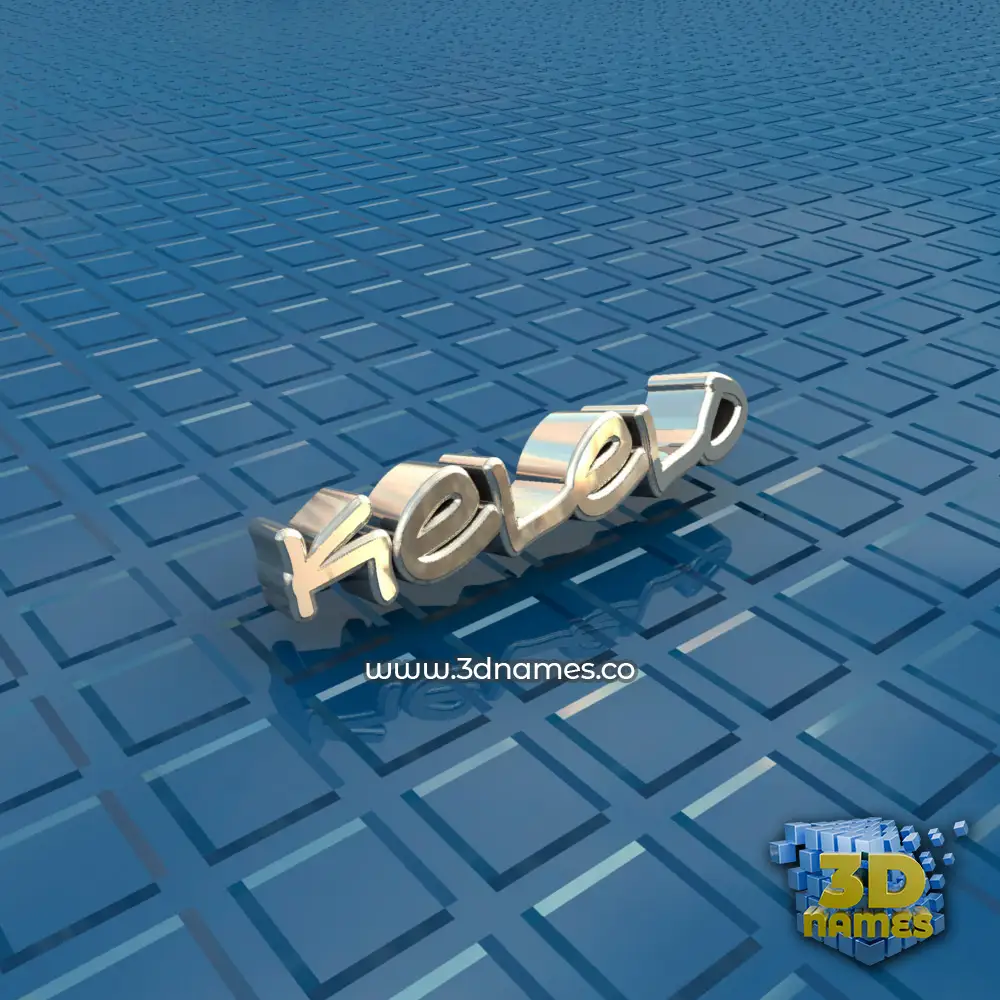 kelelo in Blue Bling style - 3D name wallpaper