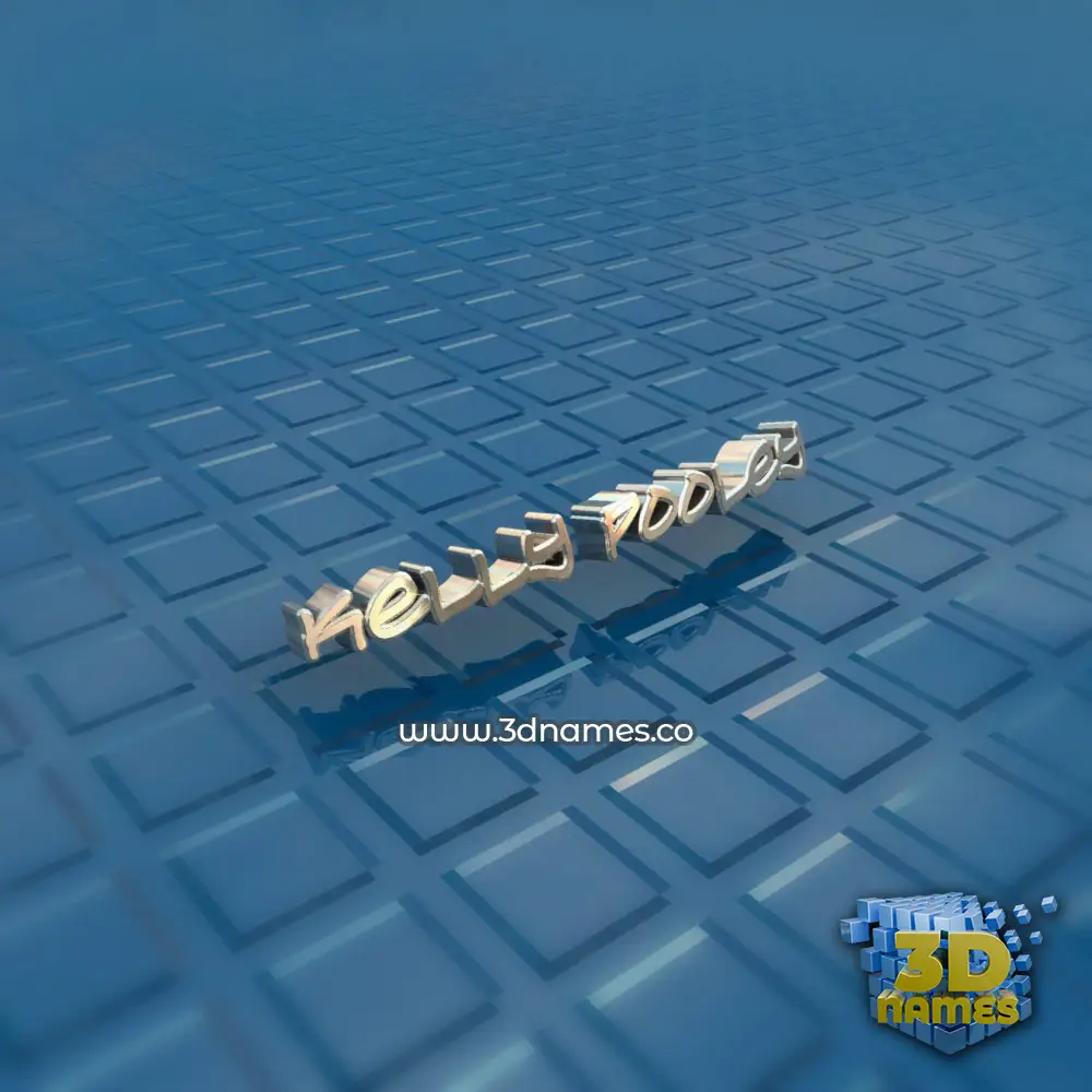 kelly pooley in Blue Bling style - 3D name wallpaper