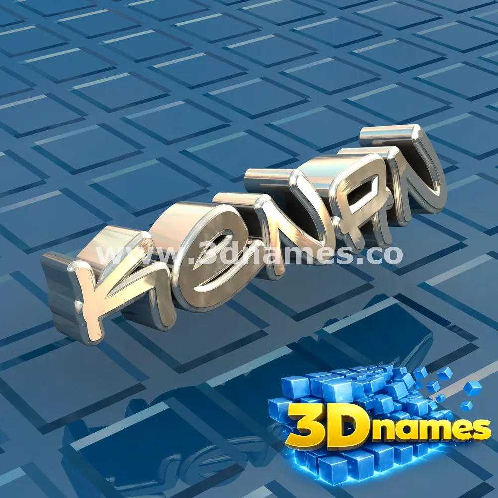 kenan in Blue Bling style - 3D name wallpaper