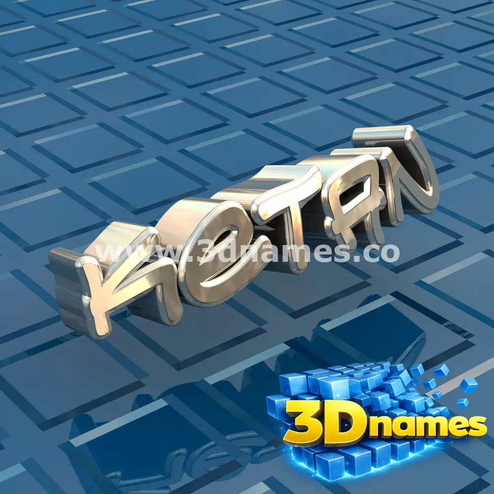 ketan in Blue Bling style - 3D name wallpaper