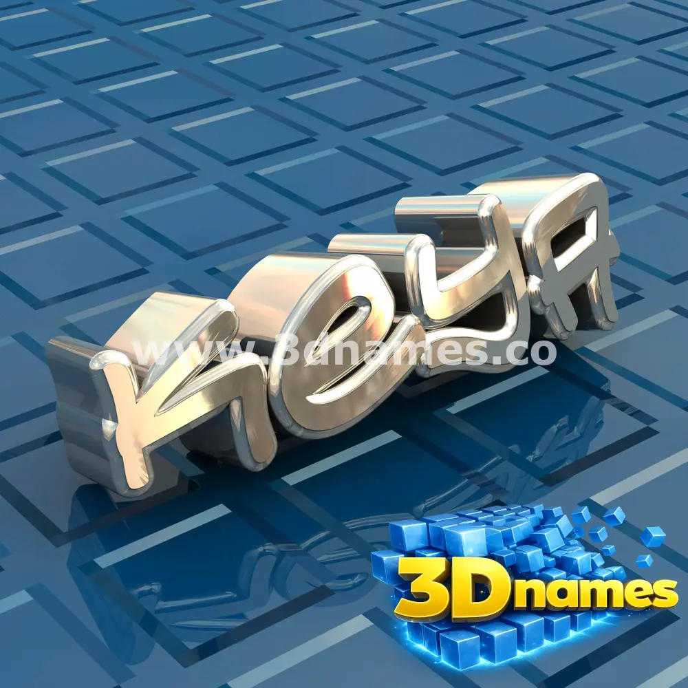keya in Blue Bling style - 3D name wallpaper