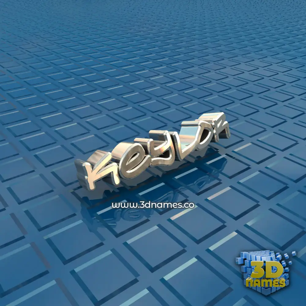 keylor in Blue Bling style - 3D name wallpaper