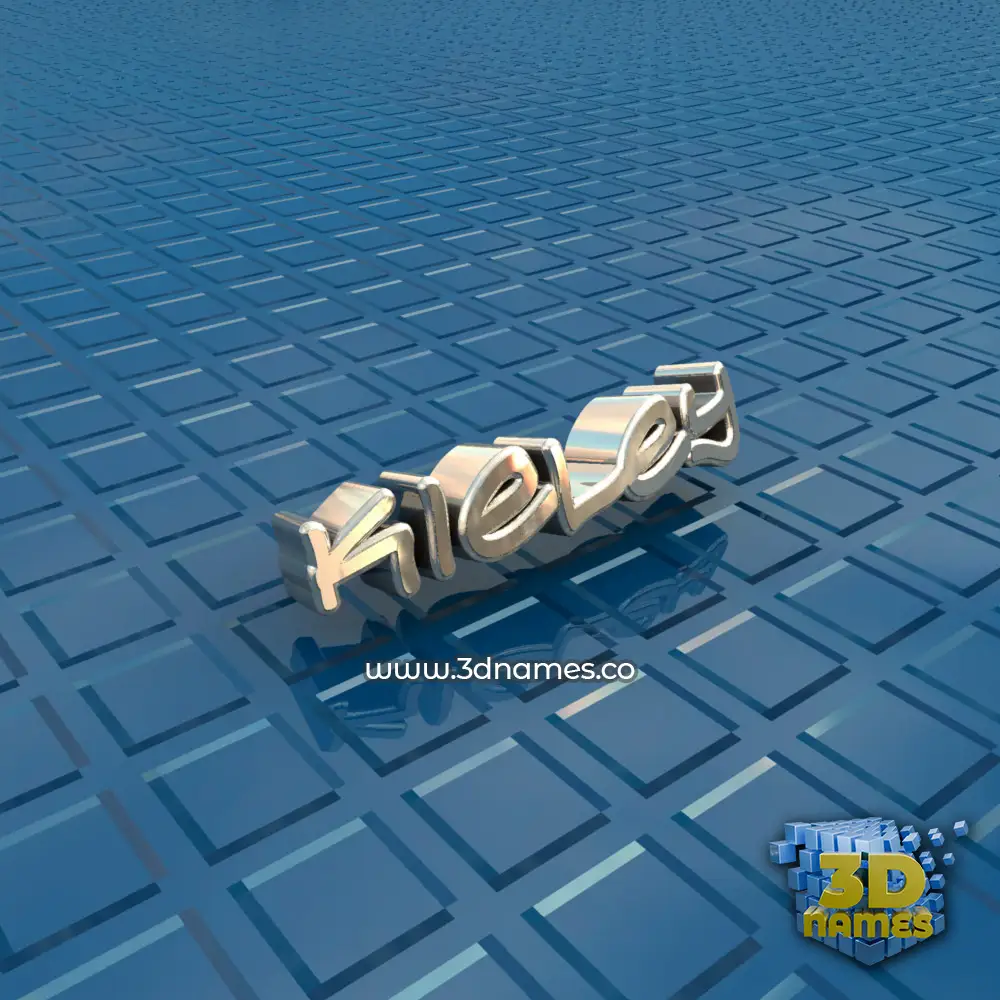 kieley in Blue Bling style - 3D name wallpaper