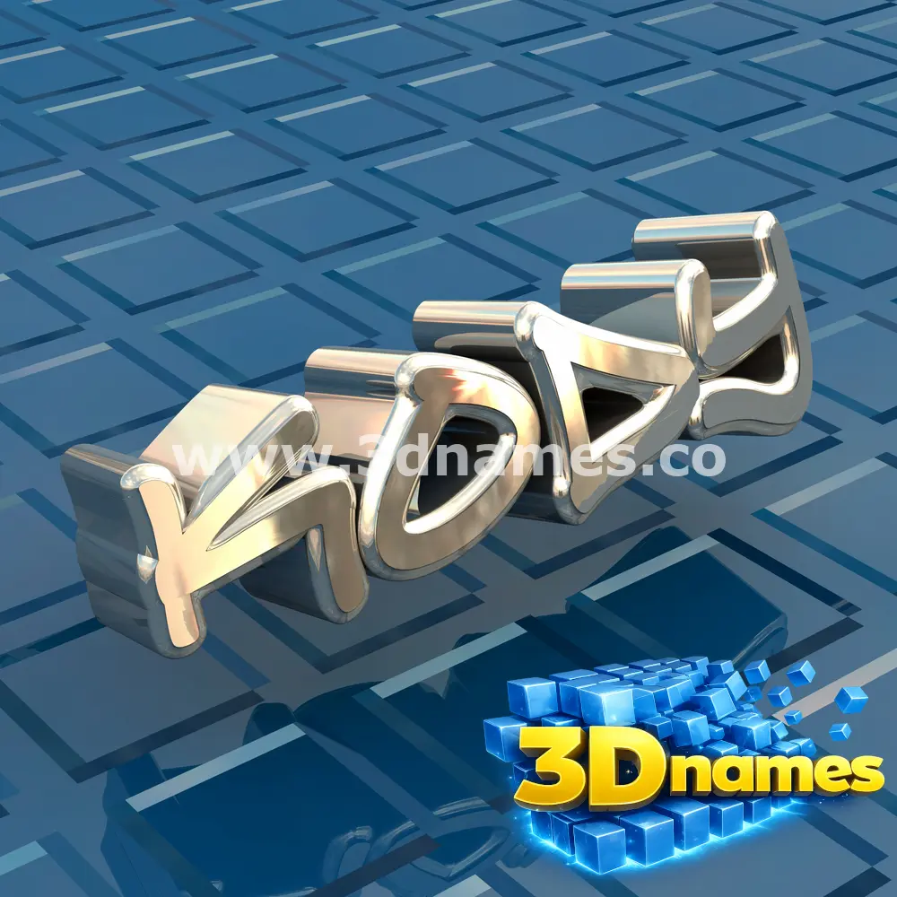 kody in Blue Bling style - 3D name wallpaper