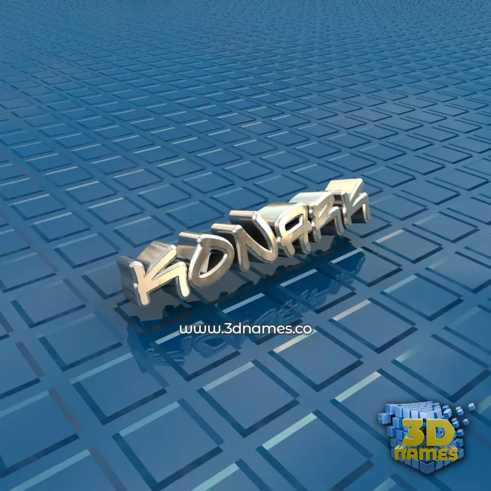 konark in Blue Bling style - 3D name wallpaper