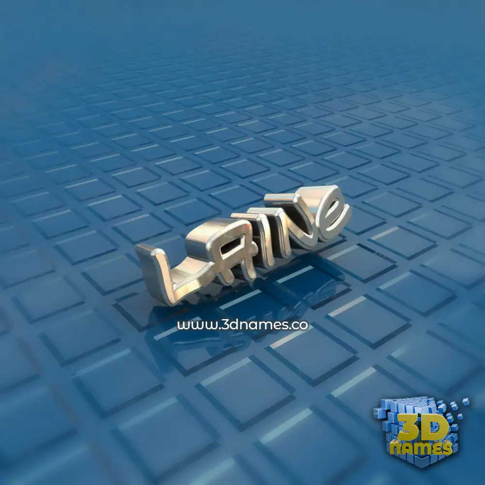 laine in Blue Bling style - 3D name wallpaper