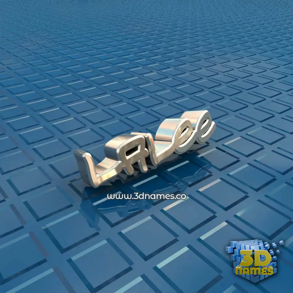 lalee in Blue Bling style - 3D name wallpaper