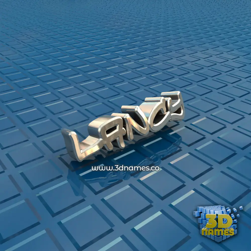 lancy in Blue Bling style - 3D name wallpaper