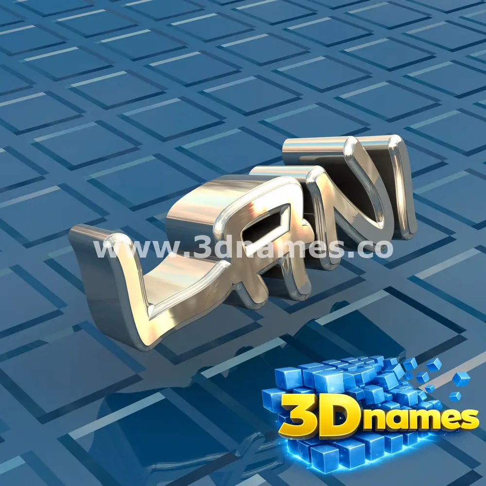 lani in Blue Bling style - 3D name wallpaper