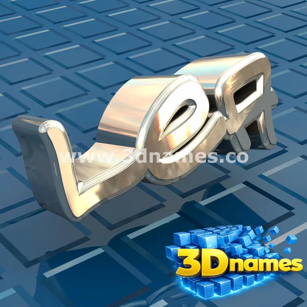 lea in Blue Bling style - 3D name wallpaper