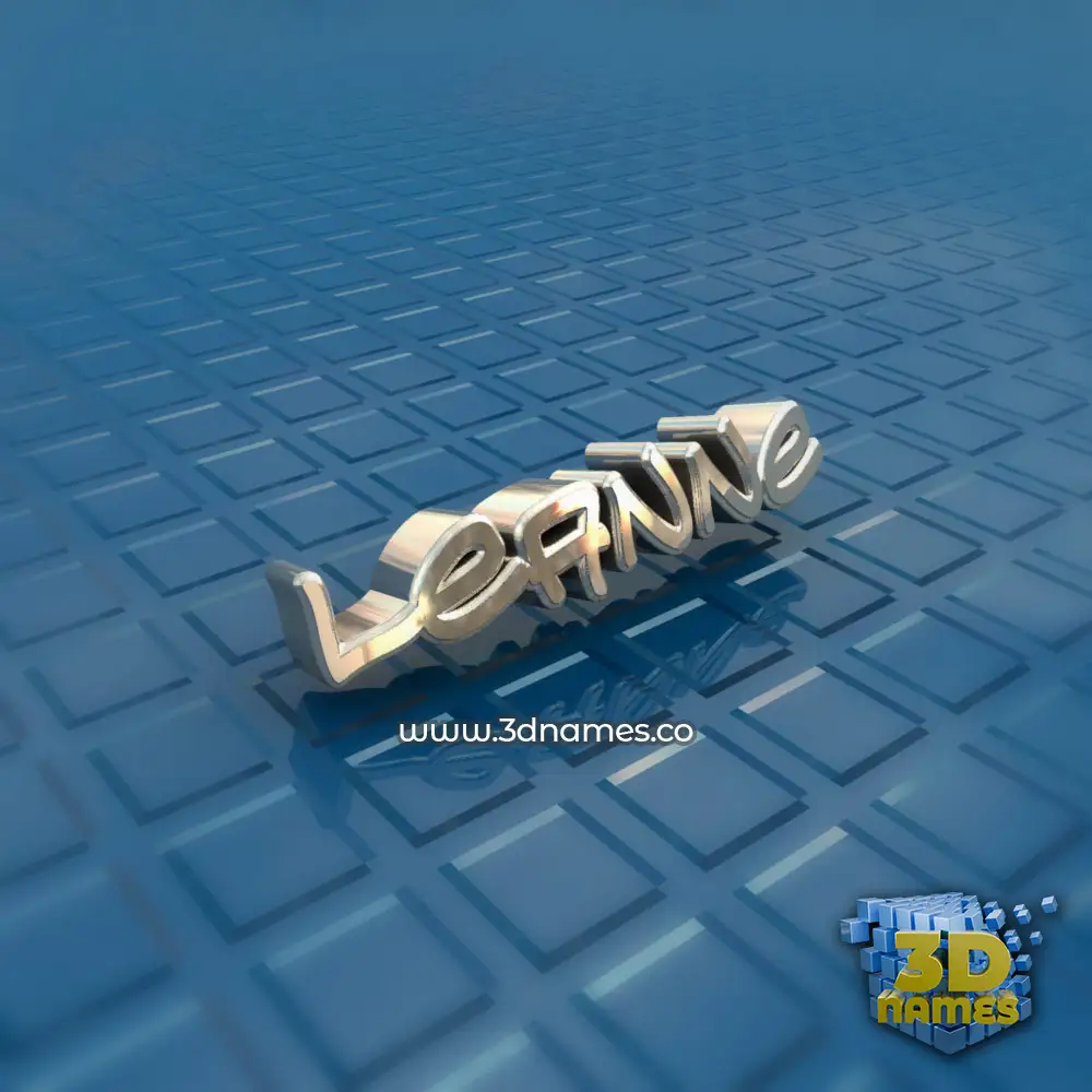leanne in Blue Bling style - 3D name wallpaper