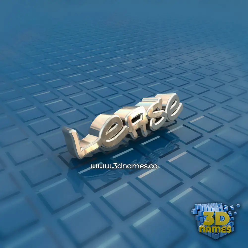 lease in Blue Bling style - 3D name wallpaper