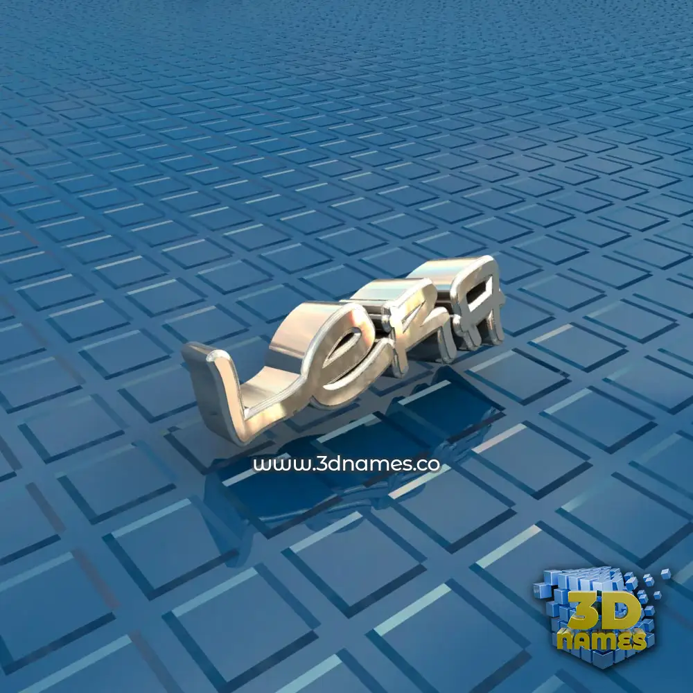lera in Blue Bling style - 3D name wallpaper