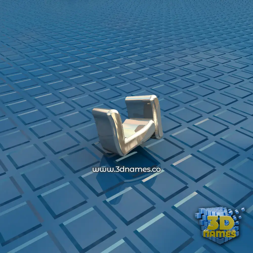 li in Blue Bling style - 3D name wallpaper