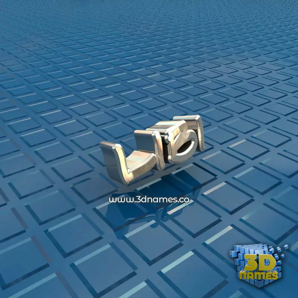 libi in Blue Bling style - 3D name wallpaper