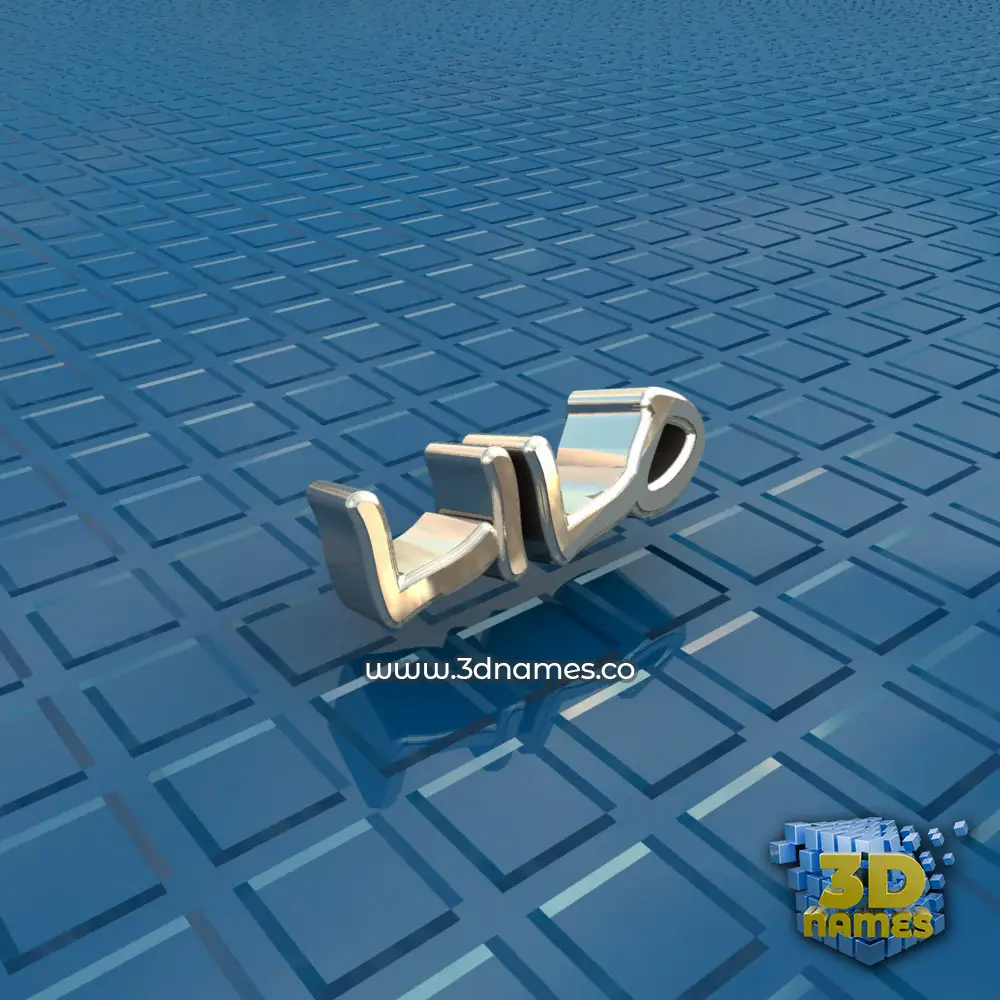 lilo in Blue Bling style - 3D name wallpaper