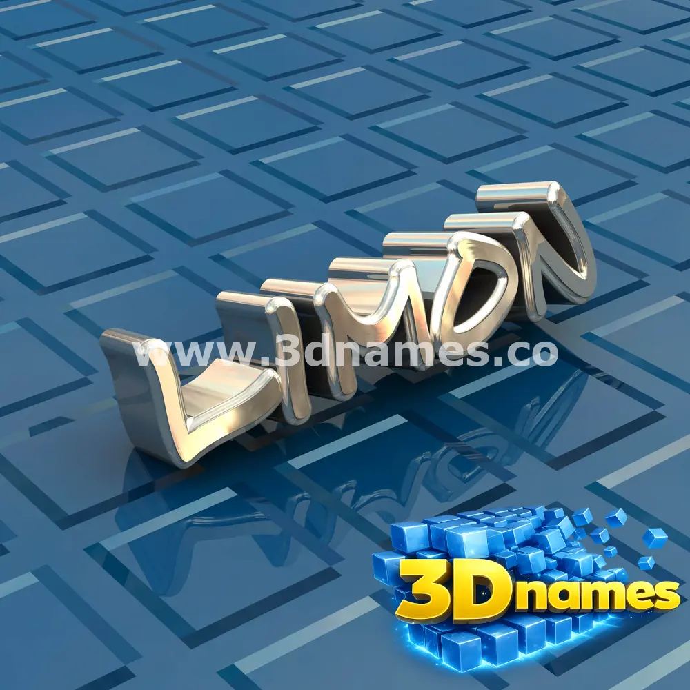 limon in Blue Bling style - 3D name wallpaper