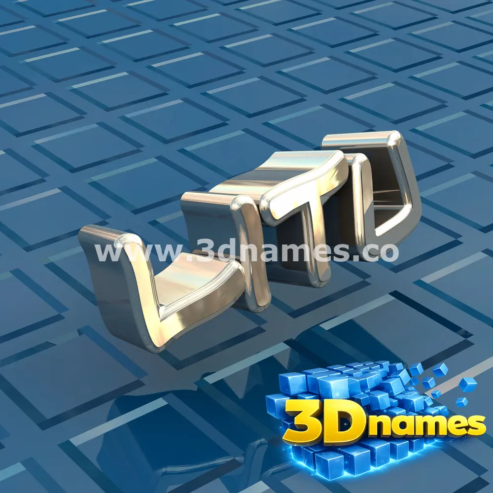 litu in Blue Bling style - 3D name wallpaper