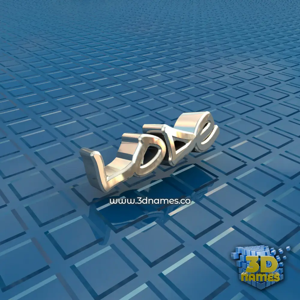 lode in Blue Bling style - 3D name wallpaper